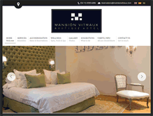 Tablet Screenshot of mansionvitraux.com